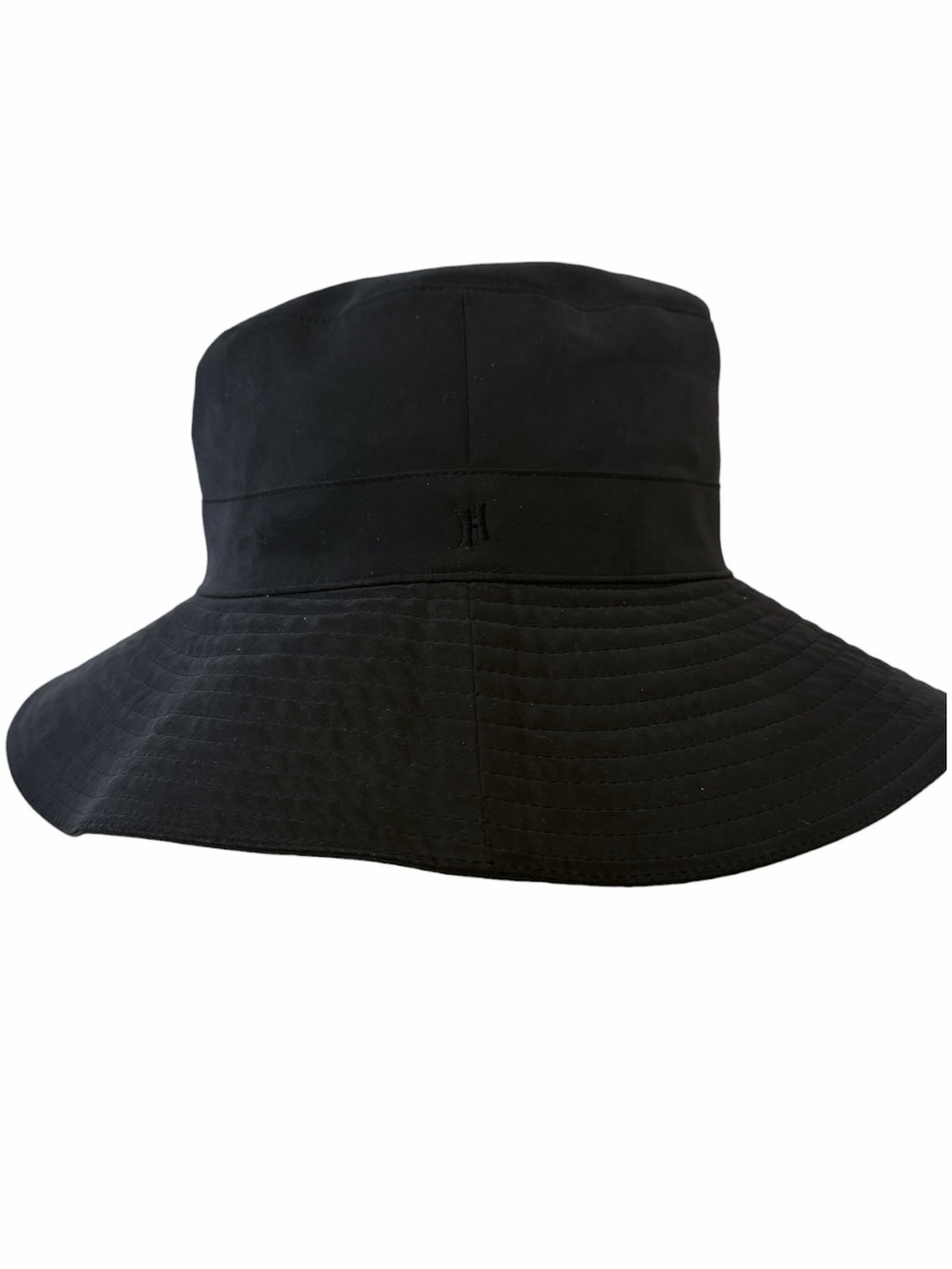 Hermès Milo L’Aventure Technical Bucket Hat Black Size 56—Water Resistant - Picture 2 of 15